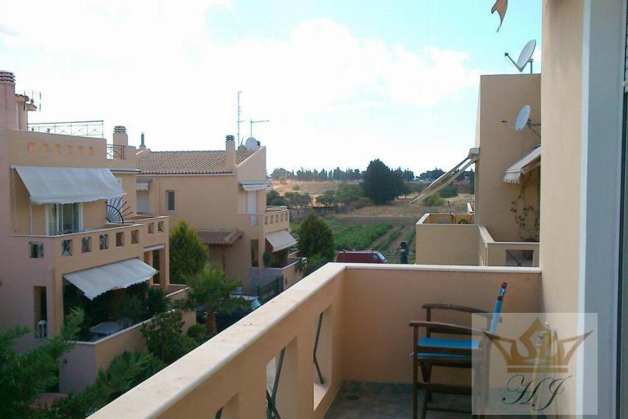 Blick von dem Balkon 1. Etage