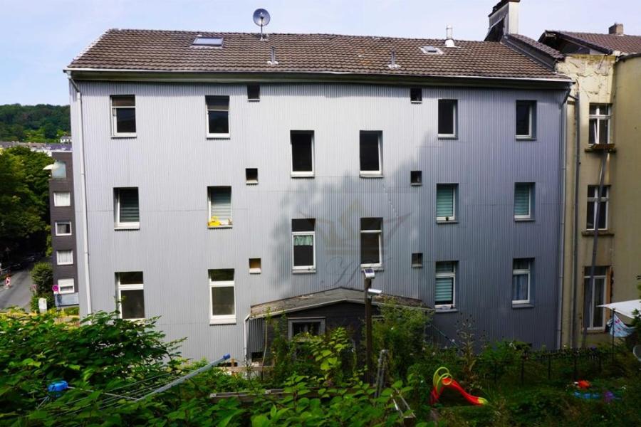 Blick auf rückwärtige Häuser