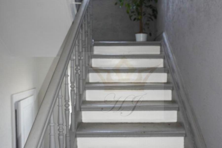 Treppenhausblick von dem OG auf das Zwischenpodest