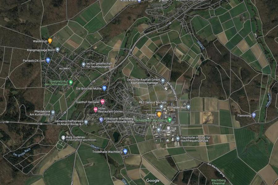Foto: Google 2022 / Baugrundstück Wachtberg