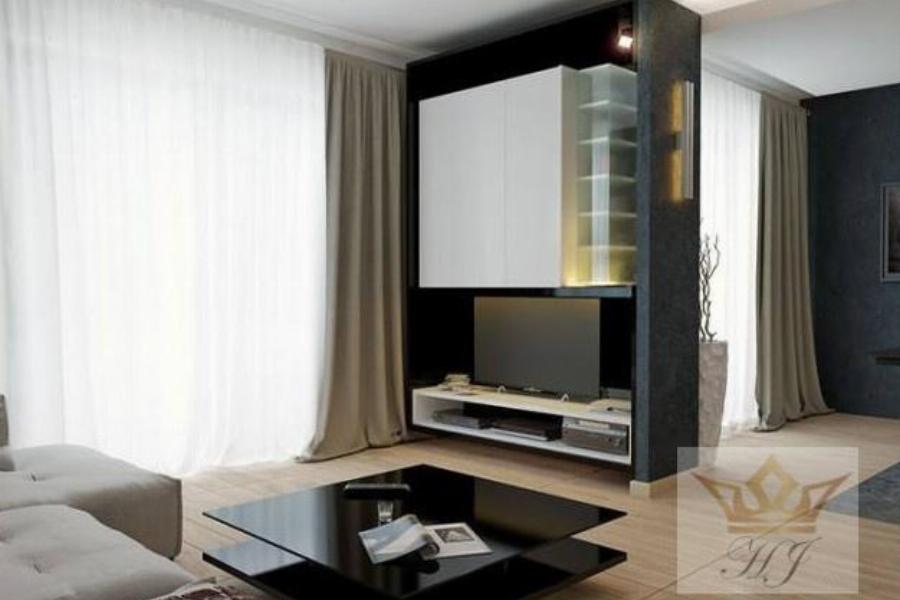 Haus Nizza - Wohzimmeransicht_Visualisierung