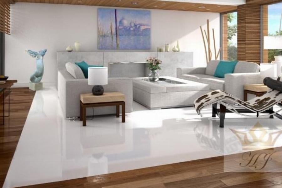 Haus Miami - Ansicht aus dem Wonbereich mit Terrasse_Visualisierung