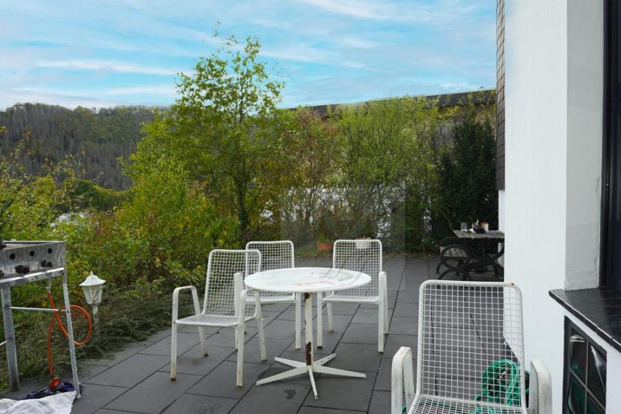 Blick auf die Terrasse