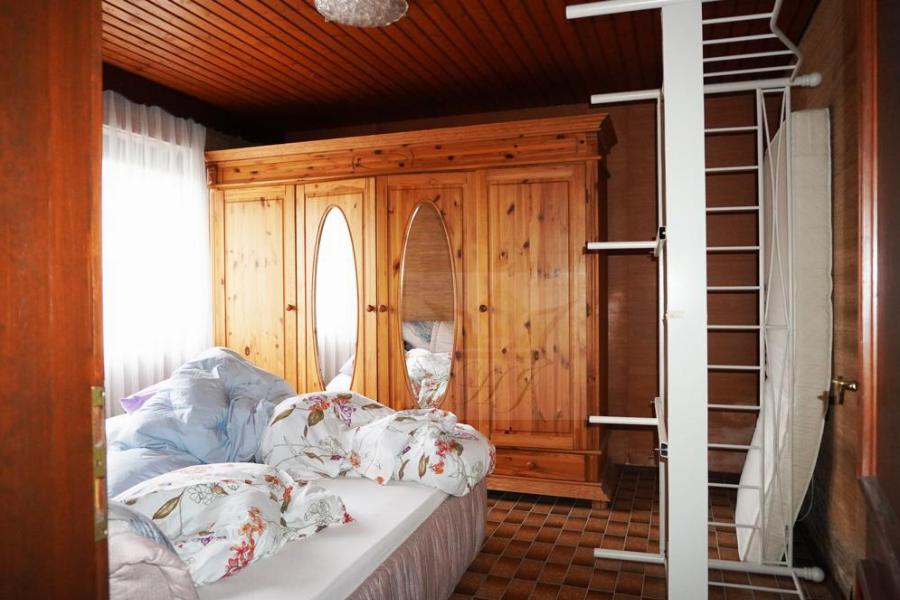 Blick in das Schlafzimmer