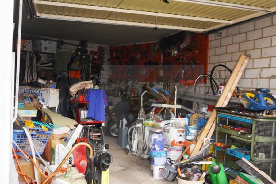 Blick in die Garage