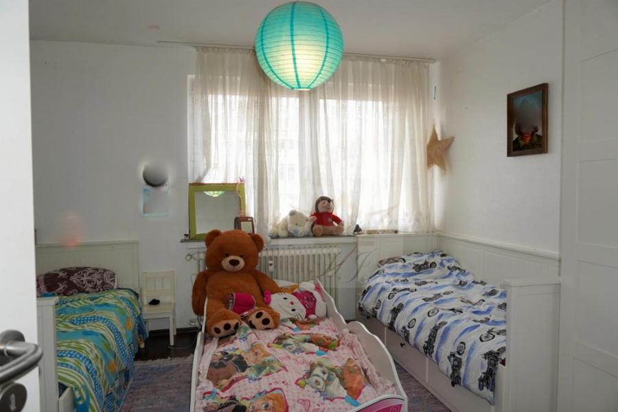 Blick in das Elternzimmer