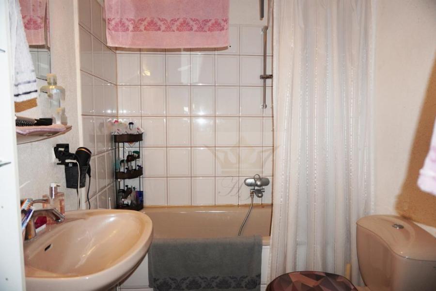 Blickk in das Badezimmer