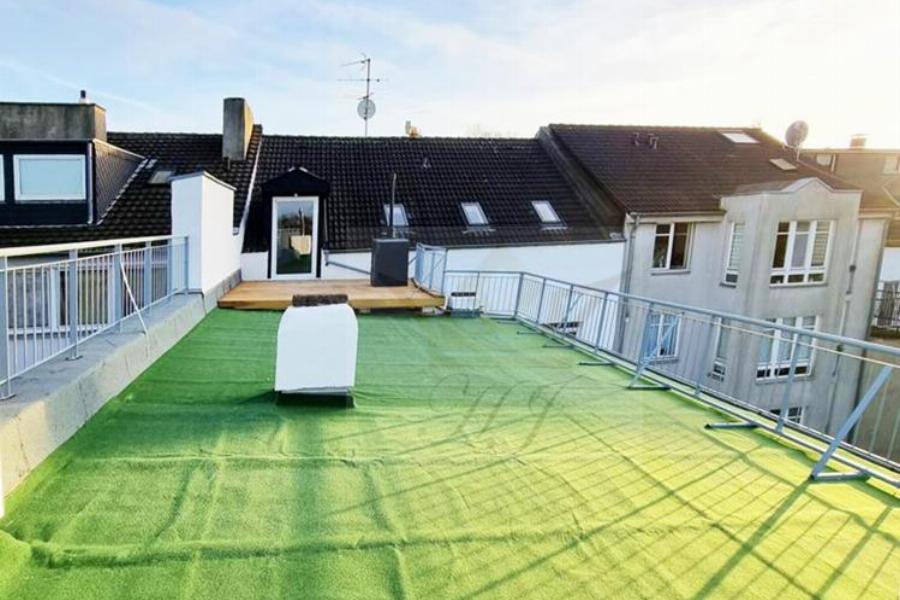 Blick von der Sonnen-Terrasse in den Abendstunden