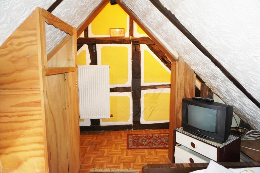 Blick aus dem Schlafbereich im DG vom Haupthaus