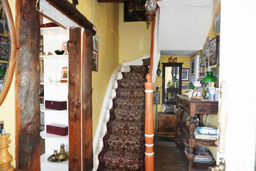 Zutritt im HP vom Haupthaus (Denkmalschutz)