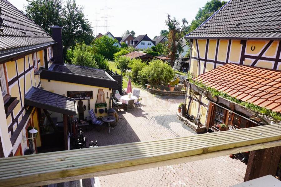 Blick von dem Freisitz im OG vom Haupthaus