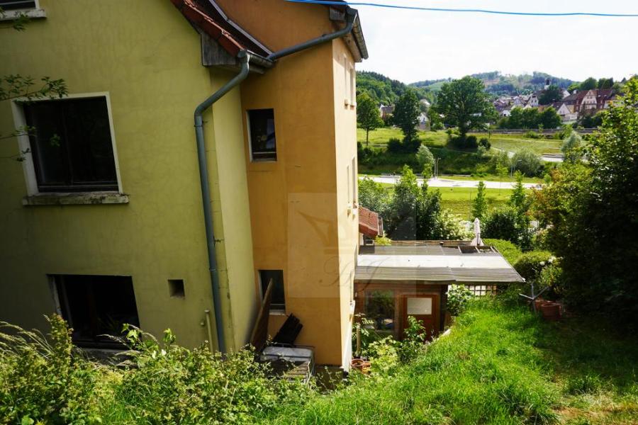 Rückwärtige Hausteilansicht