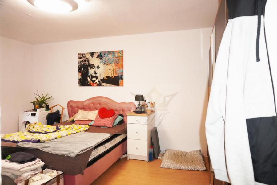 Blick in das Schlafzimmer im HP